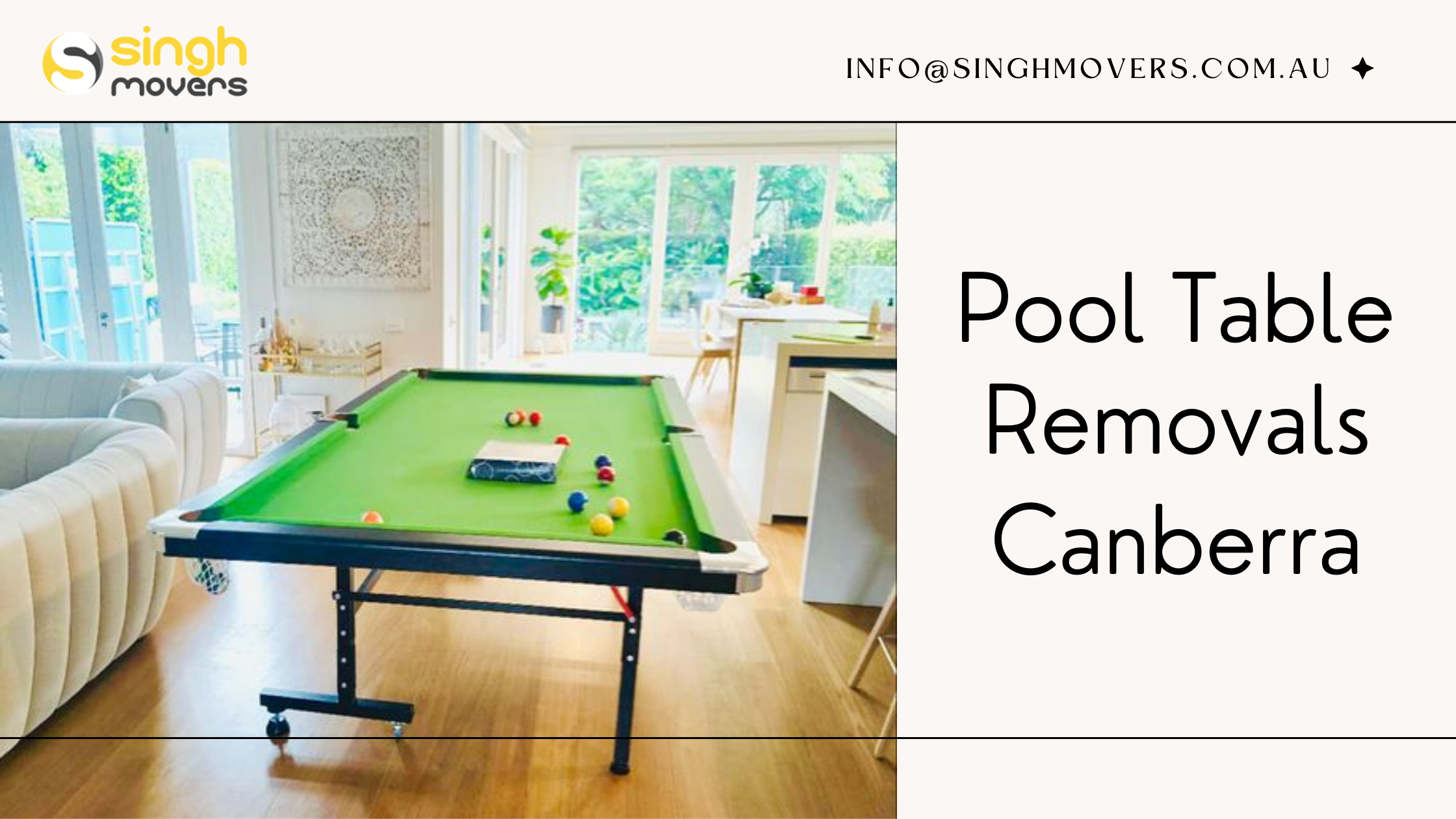 Pool Table Removals Canberra